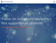 Tablet Screenshot of f-iniciativas.fr